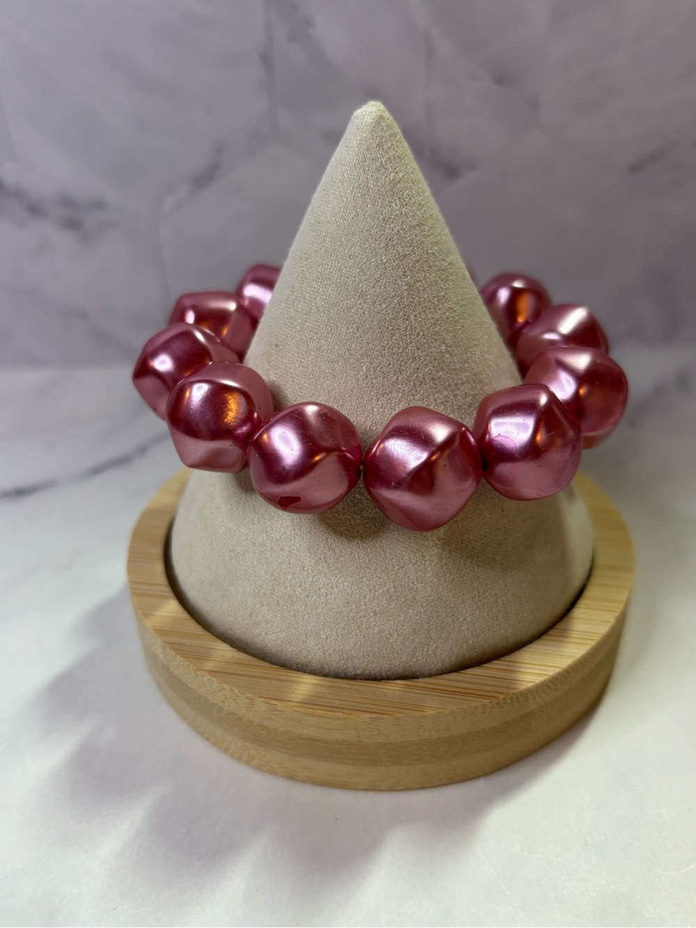 Pink Stretch Bracelet